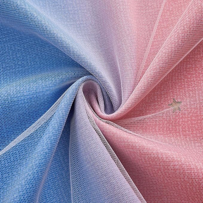 XiDi Pink & Rainbow Curtains for Kids & Girl Bedrooms - Image 7