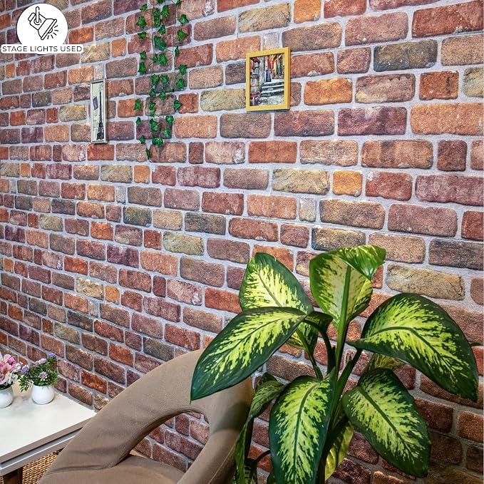 Dundee Deco 3D Wall Panels Faux Brick - Image 2