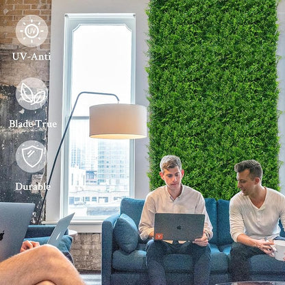 ODTORY Artificial Plants Hedge Wall Panels：40x120 Inch UV-Anti Greenery Boxwood - Image 5