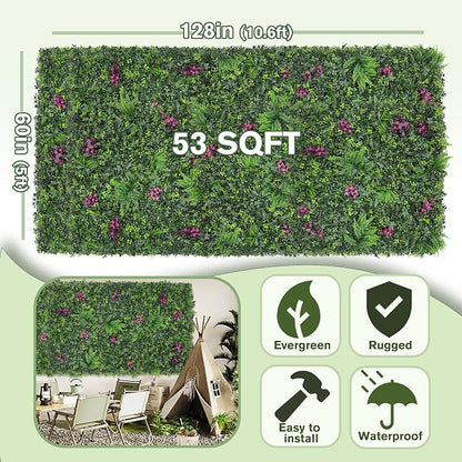 Greenery Grass Wall Boxwood Plant Roll: 60"x128" - Image 2