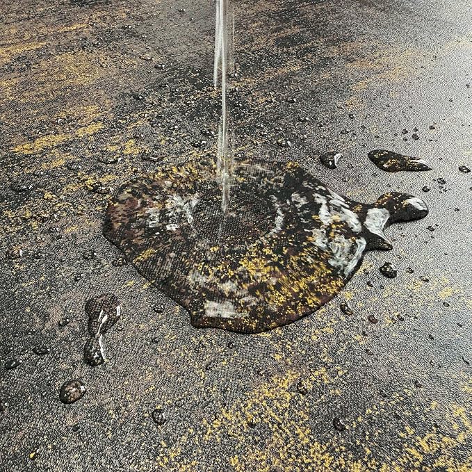 JiffDiff Vintage Metallic Peel and Stick Wallpaper Industrial Metallic Concrete - Image 6