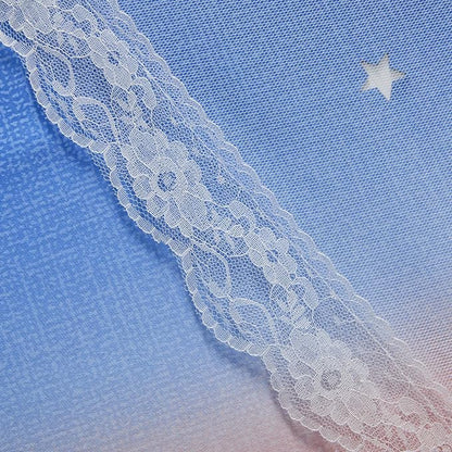 XiDi Curtains for Bedroom Decor, Rainbow PinkGreyBlue-34-45 - Image 6