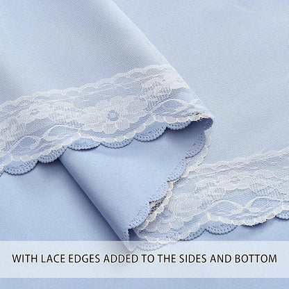 XiDi Light Blue Curtains for Bedroom, Girls Room Blackout Curtains, Kids Room - Image 4