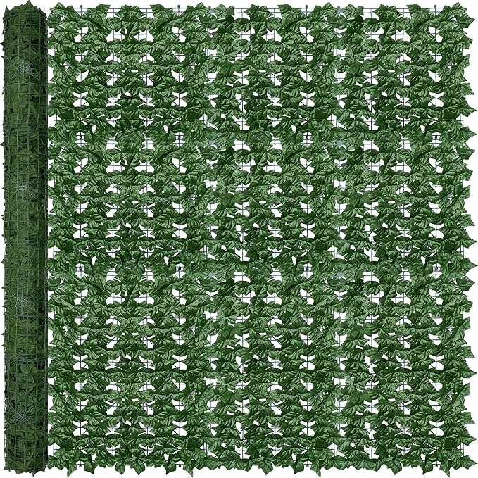 Odtory Artificial Ivy Privacy Fence Wall Screen: 72 x144 in UV-Anti Faux by ODTORYHOME