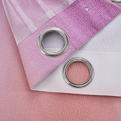 XiDi Curtains for Bedroom Decor, Rainbow Pink PurpleYellow52/96/1 - Image 7