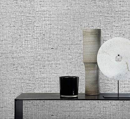Gray Grasscloth Peel and Stick Wallpaper Textured Contact Paper 15.7inch x - Image 7