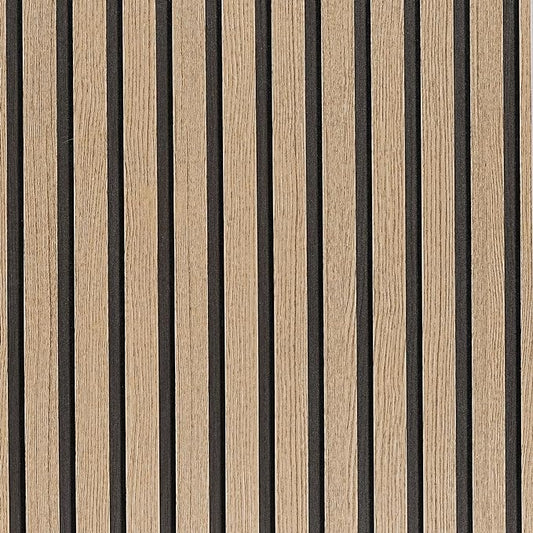 Peel and Stick Wood Slat Wallpaper by LOVADA