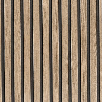 Brown Wood Slat Peel and Stick Wallpaper by LOVADA