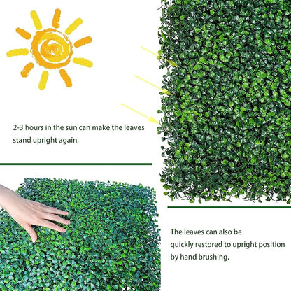 ODTORY Artificial Grass Wall Panel Backdrop, 10 X 10 in 24P UV-Anti Greenery - Image 4