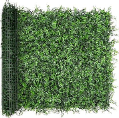 Artificial Green Wall Panels: 40"x120" Boxwood Hedge Green Wall Decor Backdrop by BHXCL