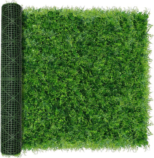 Greenery Faux Grass Wall Backdrop 72"x128" UV-Anti Artificial Green Boxwood by DOPGIB