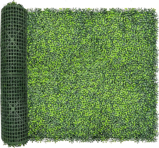 Artificial Ivy Privacy Fence Screen, Backyard Greenery Wall Backdrop Decor by DOPGIB