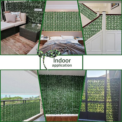ODTORY Artificial Fence Privacy Screen: 6FT x 20FT UV-Anti Faux Greenery - Image 5