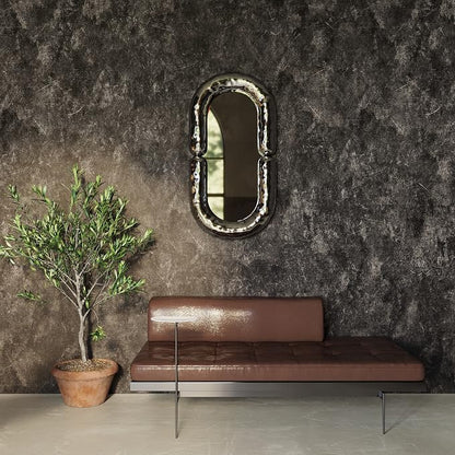 3yecao 48"×591" Extra Wide Big Roll Large Size Dark Brown Tan Gray Concrete - Image 3