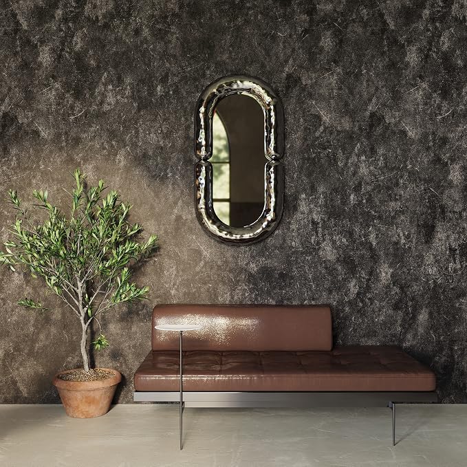 3yecao 48"×197" Big Roll Long Size Dark Brown Tan Grey Concrete Wallpaper Peel - Image 3