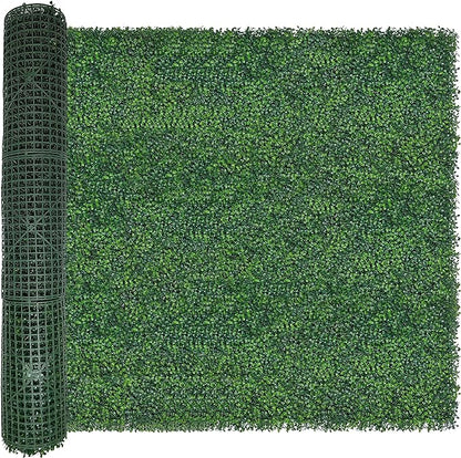 ODTORY Artificial Boxwood Roll, 48x120 in UV-Anti Faux Ivy Boxwood Hedge Leaf by ODTORYHOME